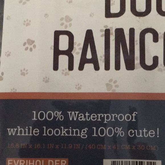 Harvest Hounds dog raincoat. 100% waterproof & 100% cute! - Picture 3 of 3